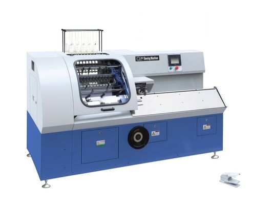 SX-460E 12 Needles And 19mm Needle Interval Program-Control Semi-utomatic Binding Sewing Machine Manual Book Binding Machine