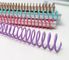 Single Coil PVC Plastic Spiral Binding Ring 1-1/8'' For Office Documents
